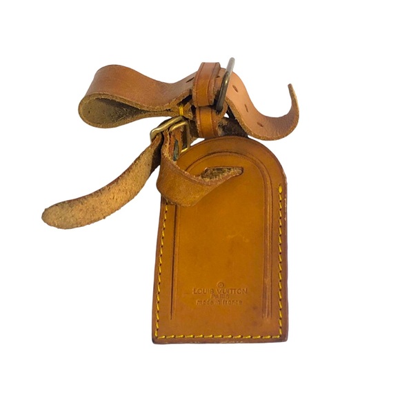 Louis Vuitton Vachetta Leather Luggage Tag Host Pick - Picture 3 of 11